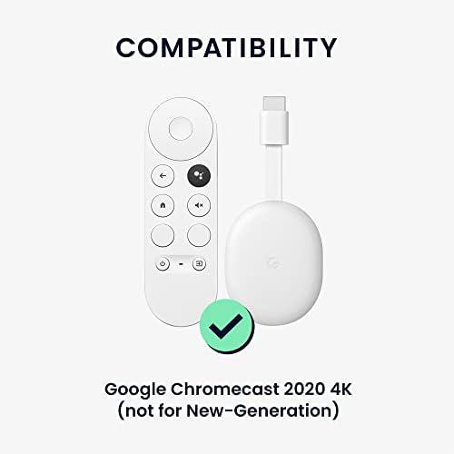 Комплект калъфи за дистанционно управление kwmobile, съвместим с Google Chromecast 2020 4K (не за ново поколение) - Комплект