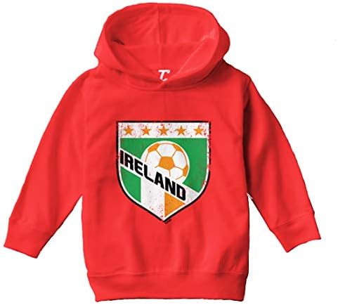 Tcombo Ireland Soccer - Изтъркан икона За деца / Youth Руното Hoody С качулка