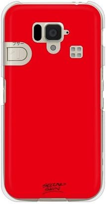 Червен картон SECOND SKIN (Прозрачен) / за обикновен смартфон 204SH/SoftBank SSH204-PCCL-201-Y164