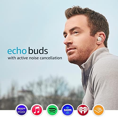 Echo Рецептори с активно шумопотискане (2-ро поколение) | Безжични слушалки с активно шумопотискане и Алекса |