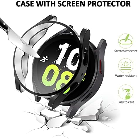 4 бр. Защитно фолио за екран на Samsung Galaxy Watch 4 Case 40 мм 44 мм За мъже/Жени, Мека, Напълно Защищающая От Надраскване