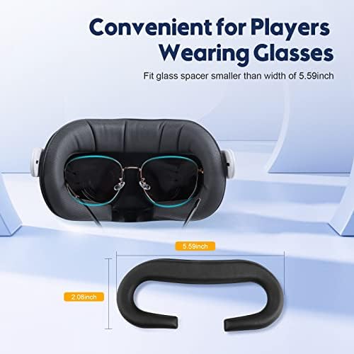 Скоба за лична интерфейс GHHKUD VR и еластична подплата за лицето, на окото Поролоновая тампон, Замяна за Oculus Quest