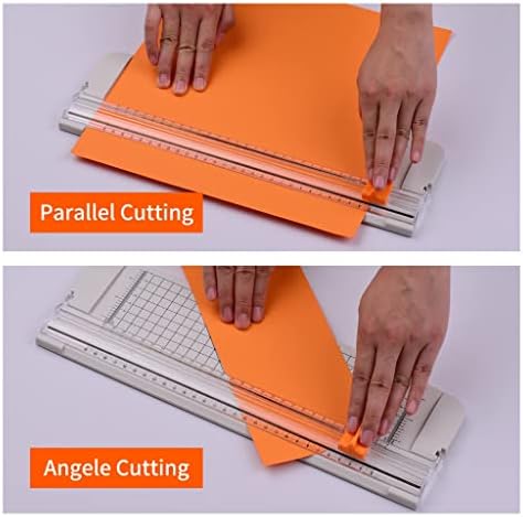 MJWDP Портативен Тример за рязане на хартия с формат A4, Нож за рязане на хартия, за Ламиниране на снимки Занаятите Card