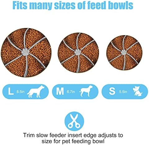 Поставяне на спирала за бавно хранене на малки, средни и големи миск за кучета, за да забави процеса на ядене - капацитет