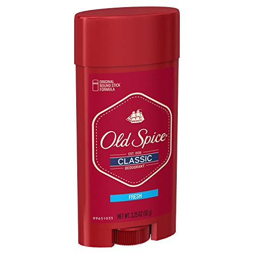 Дезодорант Old Spice без алуминий за мъже Classic Fresh Стик, 3,25 унция (опаковка от 6 броя)