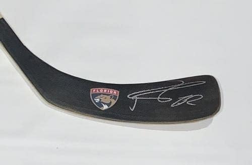 Брендън Монтур Подписа Хокей клюшку Koho с автограф Флорида Пантърс - Стик за хокей в НХЛ с автограф