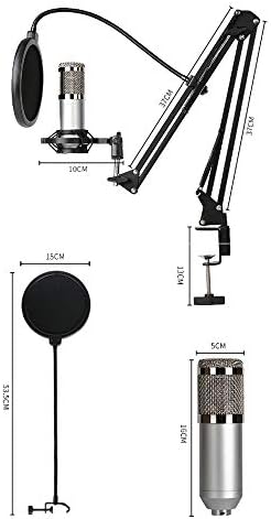 Професионален Микрофон Компютърен микрофон XDCHLK със Стандартен жак 3.5 мм за Излъчване на Запис на Пеене