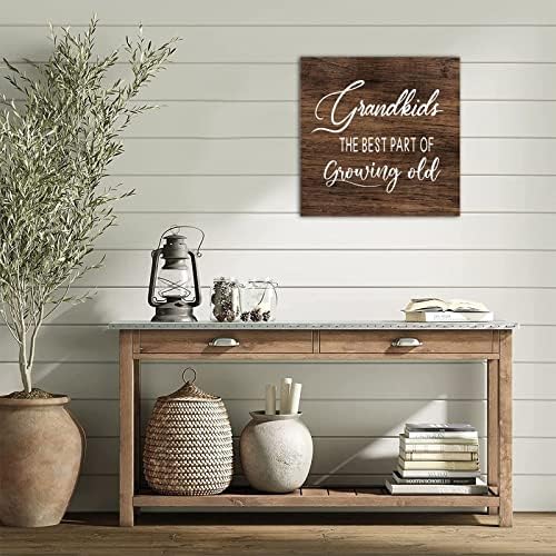 Декоративна Дървена Табела за палети Внуци на най-Добрата част на стареене на Старомодна Дървена Дъска Подвесная