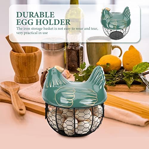 Контейнер за Закуски кош За Събиране на Яйца-Метална Метална Кошница За Яйцата, Кошница За Съхранение на Яйца