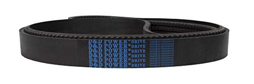 D&D PowerDrive 5VX1500/04 Лента каишка, 5/8 x 150 OC, 4 на Лента, Гума