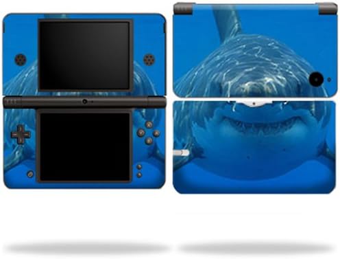 Кожата MightySkins е Съвместим със стикер на Nintendo DSi XL wrap Skins Shark