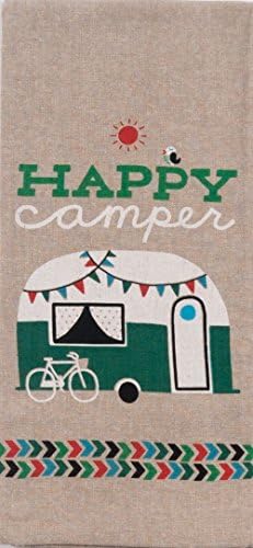 Комплект кърпи от chambre Кей Ди Designs Camping Приключения - По един на всеки Щастлив Турист и моето Сърце