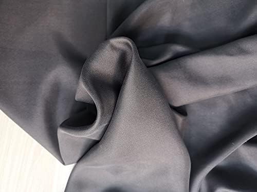 СЕЛБРИК, 1 м х 1,1 м, супер мека коприна тъкани Хабутай, коприна тутового на копринените буби, тъмно сиво, пясъчната пране