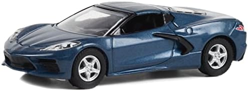 2020 Chevy Corvette C8 Stingray 1LT Shadow Сив Металик (Лот № 421.2) Barrett Jackson Серия 11 1/64 Molded модел на колата от