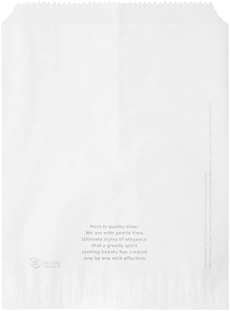 Хартиени торби на Главите GRS-1HP, 5,4 x 6,7 инча (13,7 x 17 см), Бели, 50 листа, Сивкав цвят, Плоски пакети, Произведено