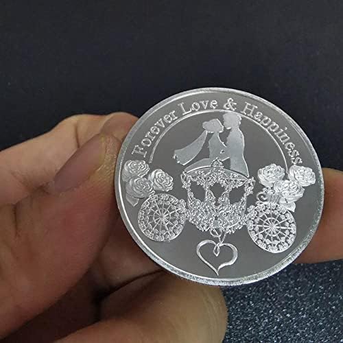 Възпоменателна Монета в Свети Валентин Доживите остареят Заедно, Раскрашенные Колекционерски монети