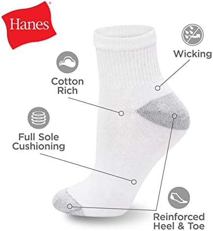 Дамски чорапи за глезените Hanes Value Pack, се предлагат в опаковки по 10 и 14 броя