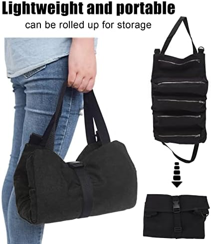 Jopwkuin Подвесная Чанта за съхранение в Колата, чантата за инструменти в роли, 5 джоба, Окачен Дизайн, Лесно
