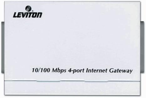 Leviton 47611-GT4 4-портов интернет портал със скорост 10/100 Mbps