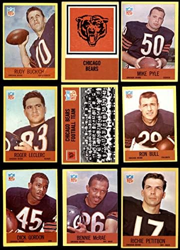 1967 Набор от отбора на Philadelphia Chicago Bears Chicago Bears (сет) VG/EX Мечета