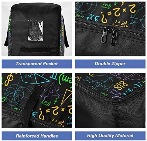 N/A Чанта за съхранение на дрехи Под Завивките - Голямата Голям Математическа Колоритен Чанта-Органайзер за Черната дъска