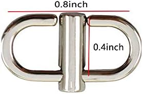 EvaGO 5 бр. Регулируеми Метални катарами за чанти с каишка-на веригата за намаляване на дължината на метална верига вашата чанта