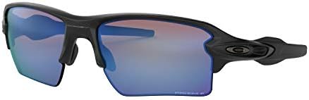 Слънчеви очила Oakley Flak 2.0 XL (Матово черно дограма / Поляризирани лещи Prizm Deep H2 O) с комплект за почистване на лещи с Флага на САЩ