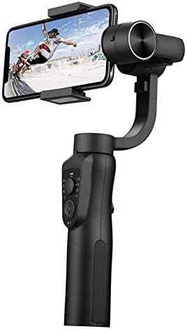 3-аксиален ръчно кардан стабилизатор за запис на видео на мобилен телефон, кардан подвес смартфон за екшън камерата