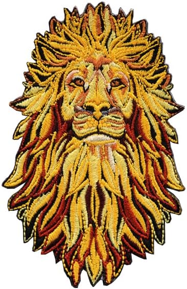 Комплект Бродирани Ивици с изображение на Лъв от Различни Стилове, Ремонт на Апликации върху дрехи, Рокли, Панталони,