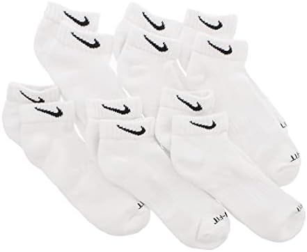 Чорапи Найки всеки ден Plus с ниска засаждане на подушечках, 6 чифта в опаковка