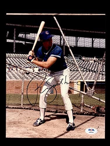 Ryne Сандберг PSA DNA Coa Подписа Автограф 8x10 Photo Cubs - Снимки на MLB с автограф
