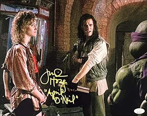 Джудит Хог с автограф и надпис 11x14 снимка JSA Костенурките нинджа-тийнейджъри-мутанти