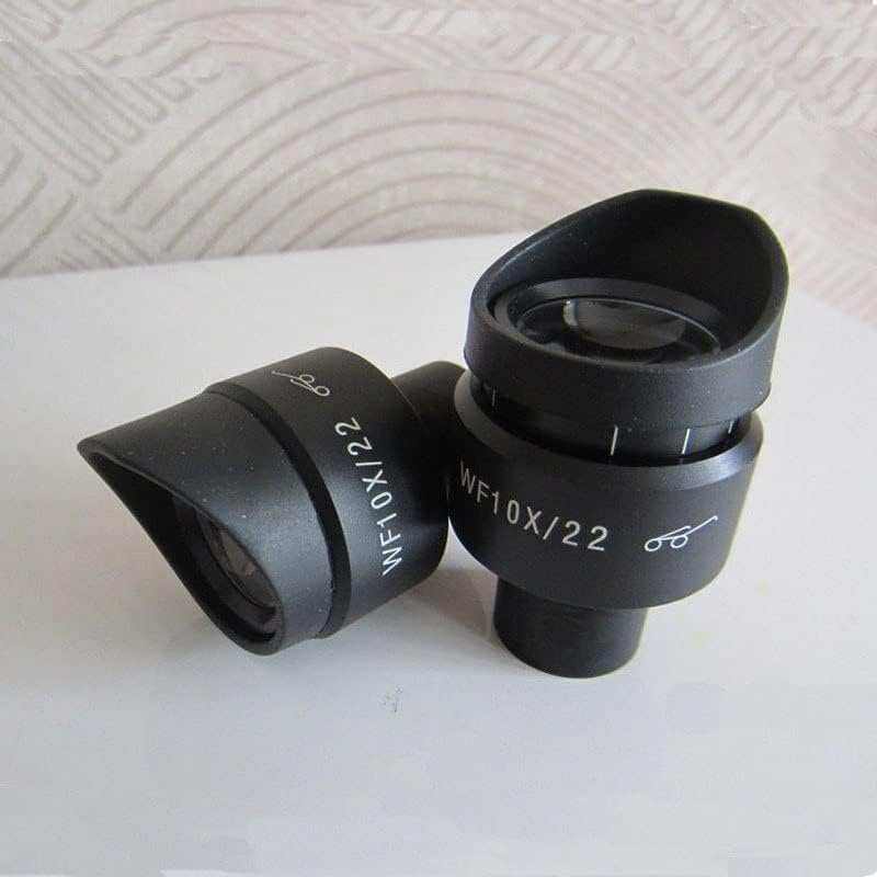 Комплект Аксесоари за микроскоп, за Възрастни-2 броя с Гумена Защита За Очите WF10X/22 мм Стерео Окуляры Микроскоп