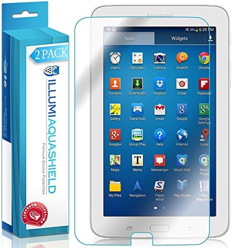 Защитно фолио ILLUMI AquaShield, съвместима с Samsung Galaxy Tab E Lite (2 опаковки), без мехурчета, Прозрачна
