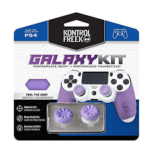 KontrolFreek FPS Freek Galaxy Performance Kit контролер за PlayStation 4 (PS4) | Включва изпълнение Дръжки за по-големи пръсти