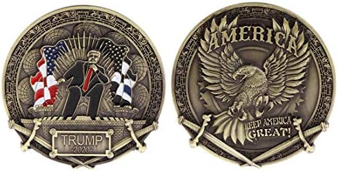 Монета на Повикване на Доналд Тръмп, Възпоменателна Монета Тръмп Back America, Коллекционный предмет, Предназначен за президента