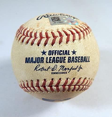 2019 Използвани Бейзболни топки Colorado Rockies Pit Пирати От German Marquez резервната банка на индия, Използвани