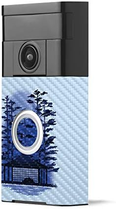 Обвивка от въглеродни влакна MightySkins за видеодомофон Ring - кафе Пауза | Защитно, Трайно Текстурированное покритие