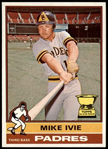 1976 Topps 134 Майк Айви Сан Диего Падрес (Бейзболна картичка) EX/MT+ Падрес