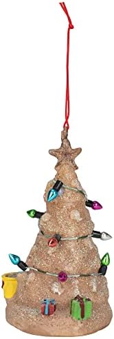 Коледно Дърво на Пясъчния плаж на Средния Запад, Подвесное Коледна украса от Смола (2 инча)