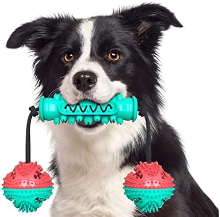 Играчки за никнене на млечни зъби при кучетата Bawusansi за Кученца, Подвижна Играчка за Дъвчене Четка за Зъби 3 в 1 за кучета
