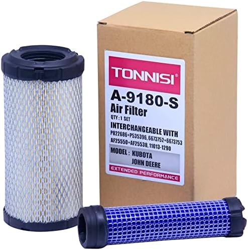 Въздушен филтър TONNISI A-9180 (H & V) се Заменя P822686 и P535396, 102558201, 11013-1290, 11013-7029, 11013-7048