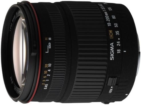 Обектив Sigma 18-200 mm f/3.5-6.3 AF DC за всички огледално-рефлексни фотоапарати Nikon