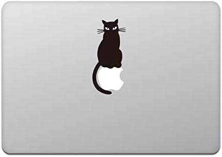 Добър магазин за MacBook Air /Pro MacBook Sticker Стикер, Котка, Черна Котка, Черна Котка Отгоре На Apple M699