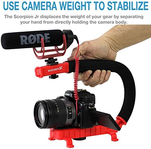 Cam Caddie Scorpion Jr. Лимитирана серия Сгъваеми Стабилизираща камера /Ръкохватка за смартфон с прикрепен за топла