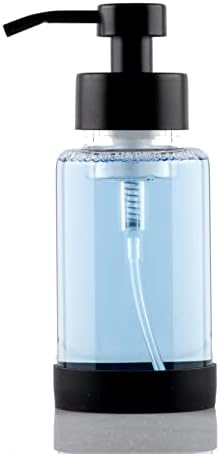 Стъклена бутилка-опаковка за Пенящегося сапун за ръце за Плотове за баня и кухня - Опаковка за пълнене на сапун за ръце от Прозрачно Стъкло - Помпа Опаковка за пенящ?