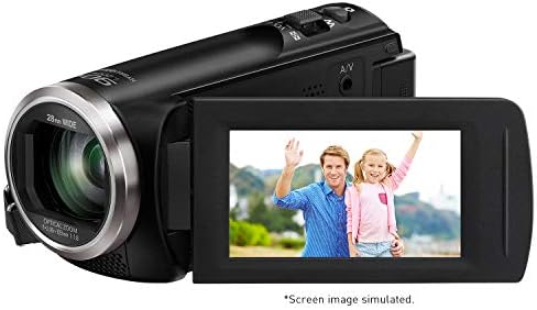 Видеокамера Panasonic Full HD Камери HC-V180K, 50-кратно оптично увеличение, 1/5,8-инчов BSI сензор, сензорен