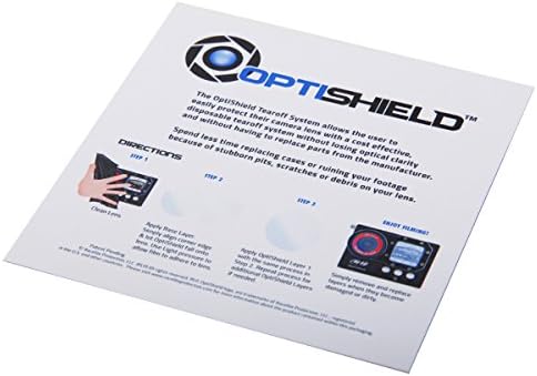 Защитно фолио за отрывных лещи екшън-камера Optishield за серия AIM SmartyCam HD.