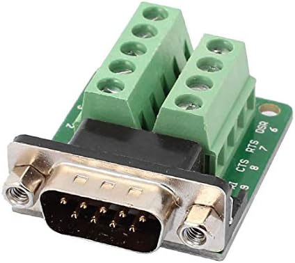 Нов 9-пинов адаптер Lon0167 DB9 Сигнален модул RS232 Сериен до клеммному конектора (9-poliger DB9-Steckeradapter signalisiert
