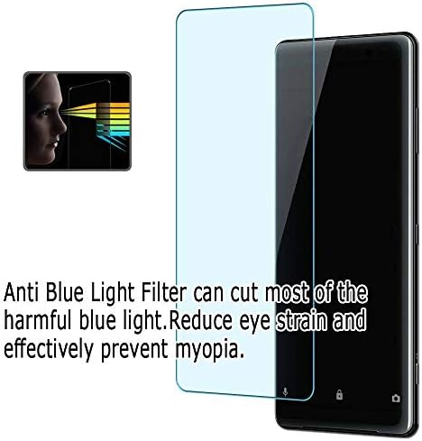 Защитно фолио Puccy 3 Pack за защита на екрана от синя светлина, която е съвместима с фолио RICOH PENTAX Q10 TPU